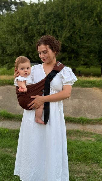 CalmBabe Nosidełko biodrowe &mdash; Brązowy, Brązowy
